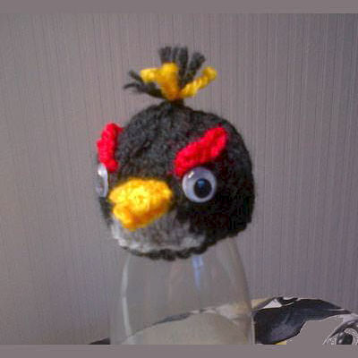 Innocent Smoothies Big Knit Hat Patterns - Angry Bird
